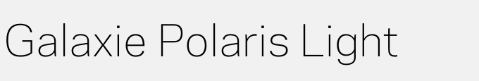 Galaxie Polaris Light