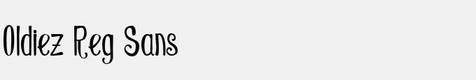 Oldiez Reg Sans