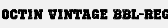 Octin Vintage BBl-Regular