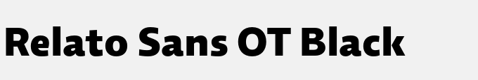 Relato Sans OT Black