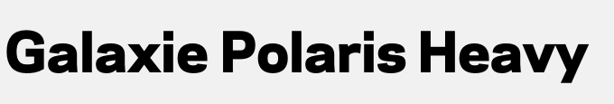 Galaxie Polaris Heavy