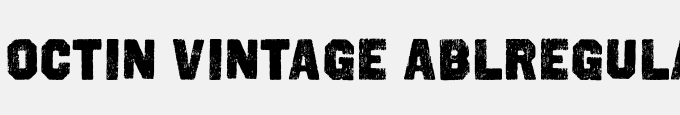 Octin Vintage ABl-Regular