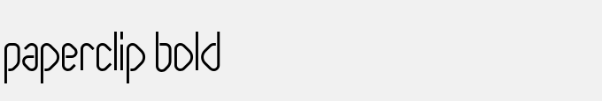 Paperclip Bold