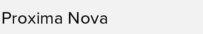 Proxima Nova