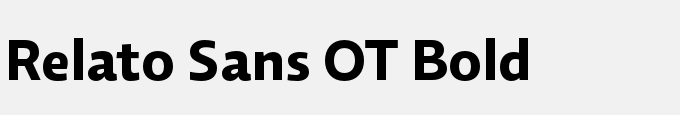 Relato Sans OT Bold