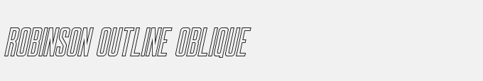 Robinson Outline Oblique