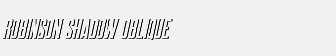 Robinson Shadow Oblique