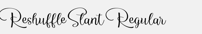 Reshuffle Slant Regular