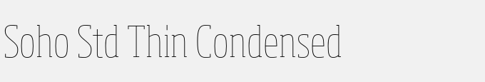 Soho Std Thin Condensed