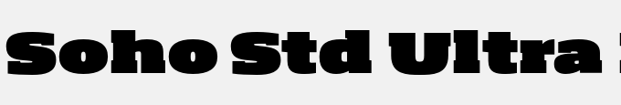 Soho Std Ultra Extended Ultra