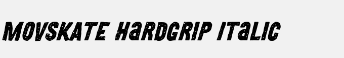MOVSKATE Hardgrip Italic