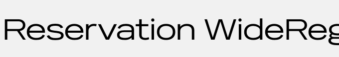 Reservation Wide-Regular