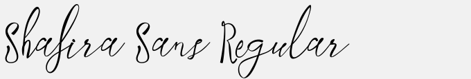 Shafira Sans_Regular