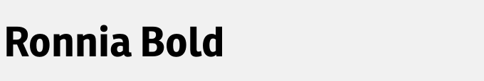 Ronnia Bold