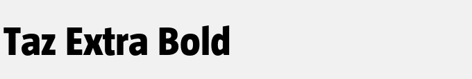 Taz Extra Bold