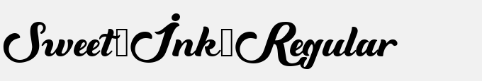 Sweet Ink Regular