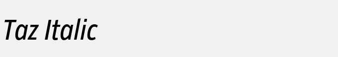 Taz Italic