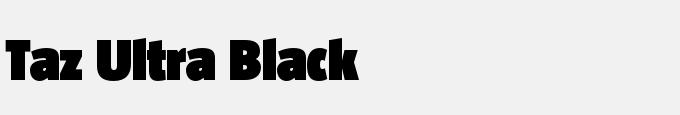 Taz Ultra Black