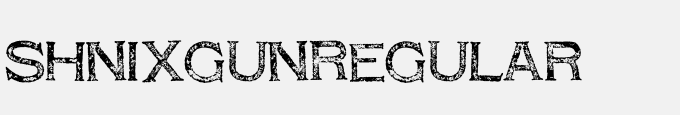 Shnixgun-Regular