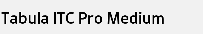 Tabula ITC Pro Medium