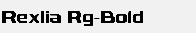 Rexlia Rg-Bold
