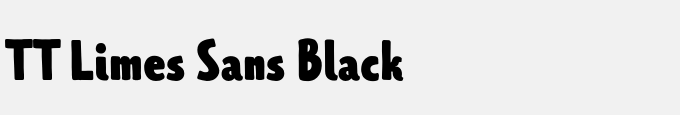 TT Limes Sans Black