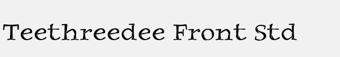 Teethreedee Front Std
