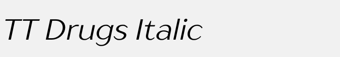 TT Drugs Italic