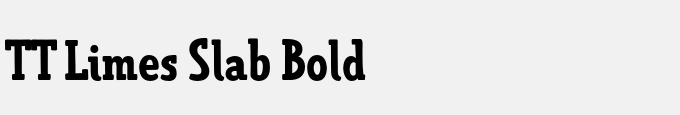 TT Limes Slab Bold