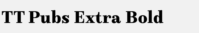 TT Pubs Extra Bold