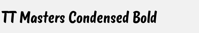 TT Masters Condensed Bold