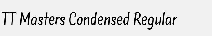 TT Masters Condensed Regular