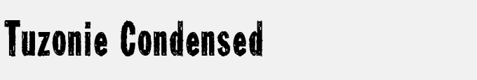 Tuzonie Condensed