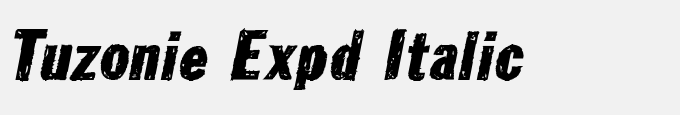 Tuzonie Expd Italic