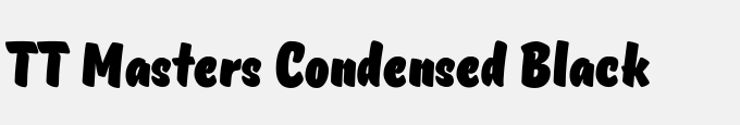 TT Masters Condensed Black
