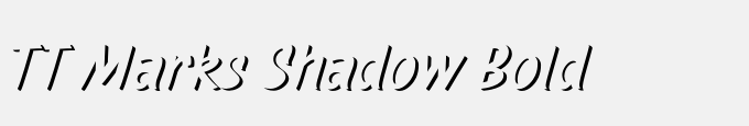 TT Marks Shadow Bold