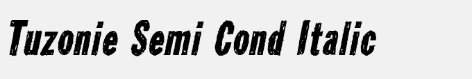 Tuzonie Semi Cond Italic