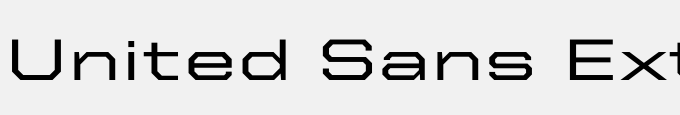 United Sans Ext Medium