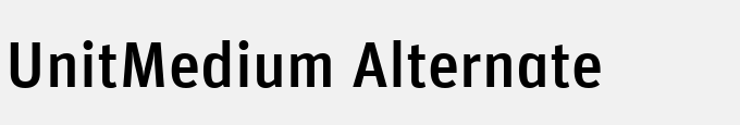 Unit-Medium Alternate