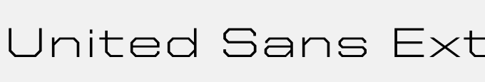 United Sans Ext Light