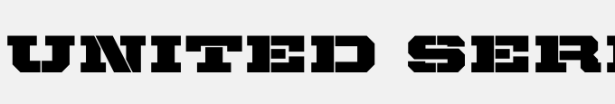 United Serif Ext Stencil
