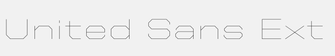United Sans Ext Thin