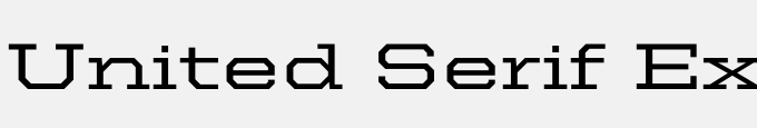 United Serif Ext Medium