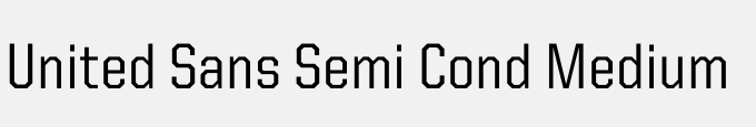 United Sans Semi Cond Medium