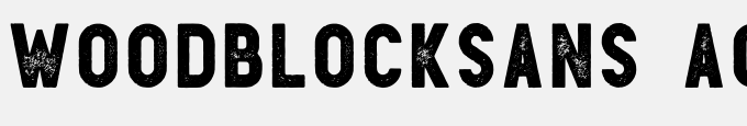 Woodblock-Sans Aged