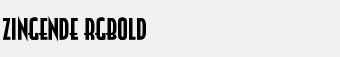 Zingende Rg-Bold