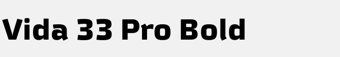 Vida 33 Pro Bold