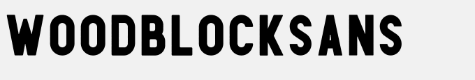 Woodblock-Sans