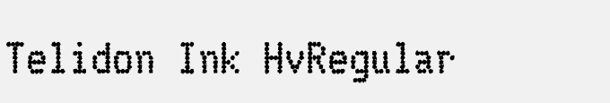 Telidon Ink Hv-Regular