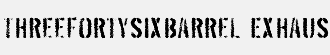 Threefortysixbarrel Exhaust-Regular